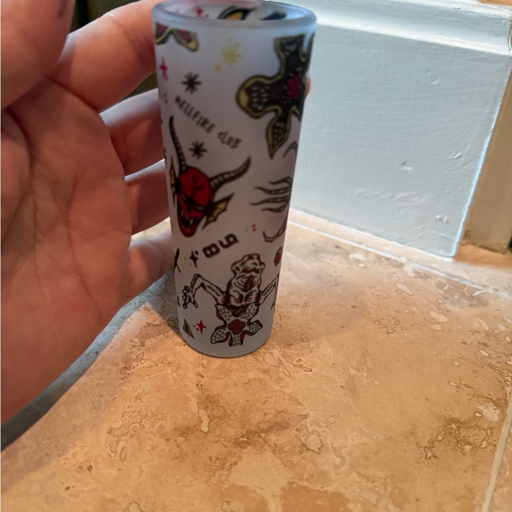 Universal Studios Stranger Things Hellfire Club Shot Glass Halloween Horror Nigh - Picture 2 of 5
